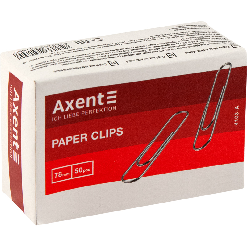 Скріпки AXENT круглі 78 мм 50 шт (4103-A)